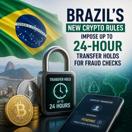 Brazil’s new crypto rules impose up to 24-hour transfer holds for fraud checks Brazil’s New Crypto Rules Impose Up To 24-Hour Transfer Holds For Fraud Checks