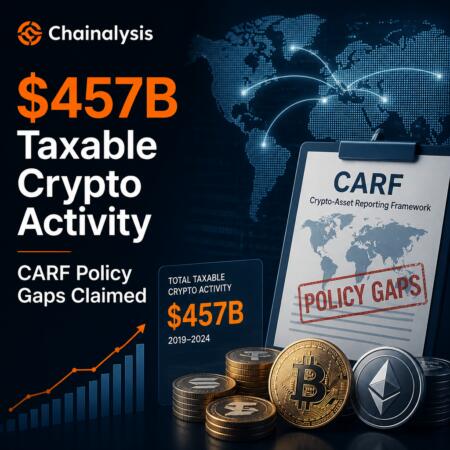 Chainalysis: $457B Taxable Crypto Activity, CARF Policy Gaps Claimed Chainalysis: $457b Taxable Crypto Activity, Carf Policy Gaps Claimed