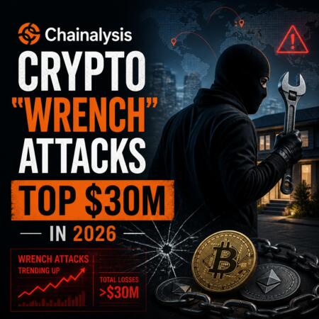 Chainalysis: Crypto “wrench” attacks top $30M in 2026 Chainalysis: Crypto “wrench” Attacks Top $30m In 2026