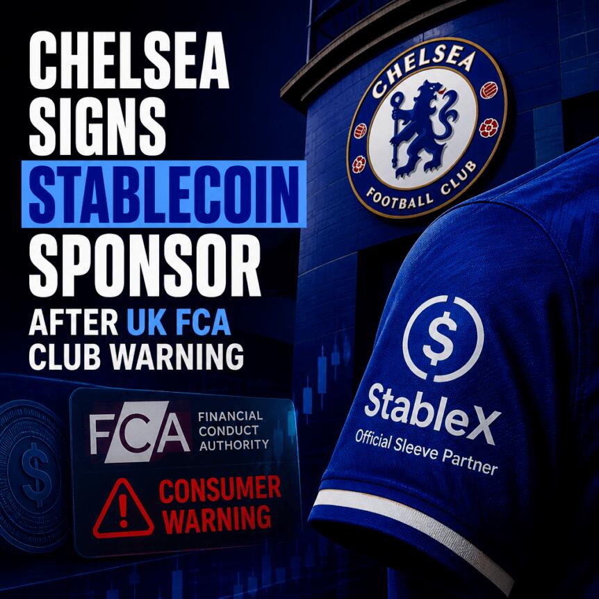 Chelsea Signs Stablecoin Sponsor After UK FCA Club Warning Chelsea Signs Stablecoin Sponsor After Uk Fca Club Warning