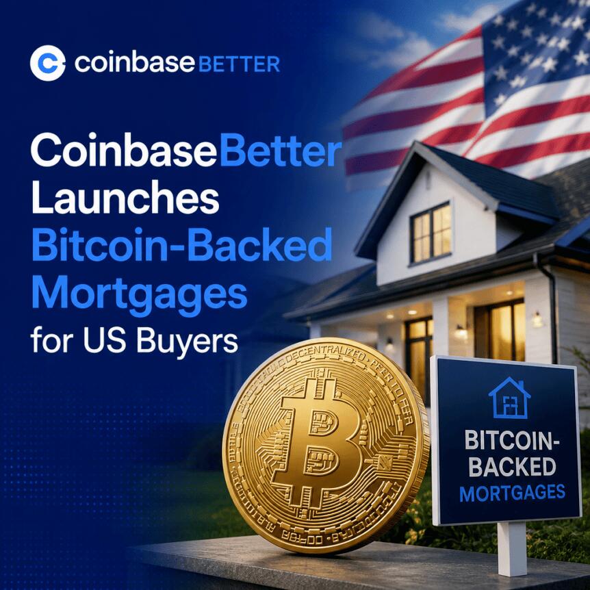 CoinbaseBetter Launches Bitcoin-Backed Mortgages for US Buyers Coinbasebetter Launches Bitcoin-Backed Mortgages For Us Buyers