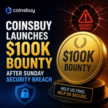 Coinsbuy Launches $100k Bounty After Sunday Security Breach