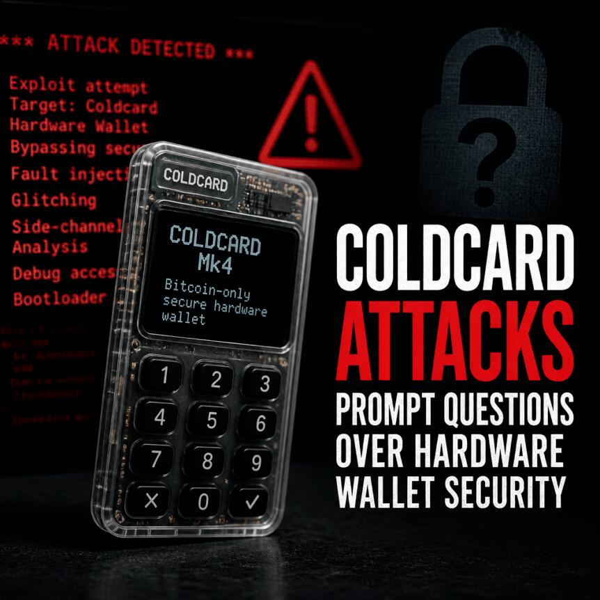 Coldcard Attacks Prompt Questions Over Hardware Wallet Security Coldcard Attacks Prompt Questions Over Hardware Wallet Security