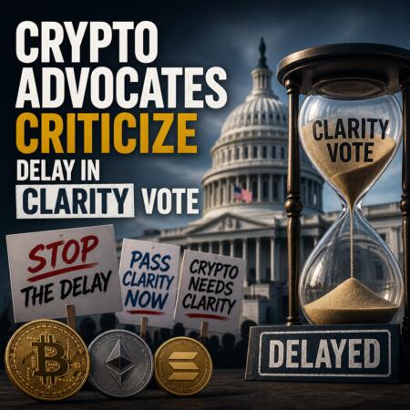 Crypto Advocates Criticize Delay in CLARITY Vote Crypto Advocates Criticize Delay In Clarity Vote