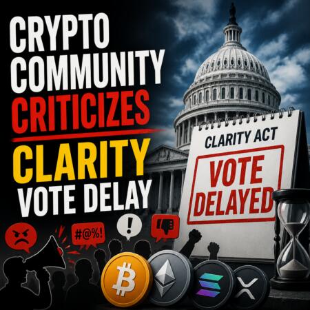 Crypto Community Criticizes CLARITY Vote Delay Crypto Community Criticizes Clarity Vote Delay