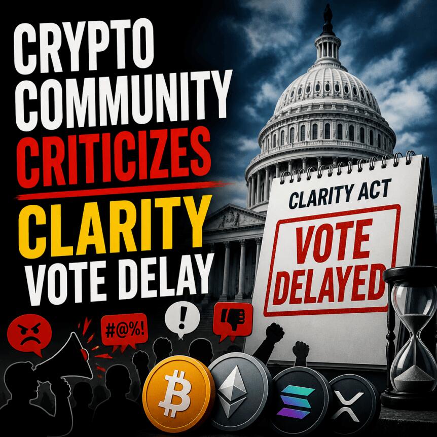 Crypto Community Criticizes CLARITY Vote Delay