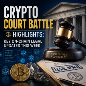 Crypto Court Battle Highlights: Key On-Chain Legal Updates This Week