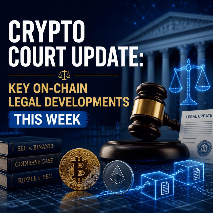 Crypto Court Update: Key On-Chain Legal Developments This Week Crypto Court Update: Key On-Chain Legal Developments This Week