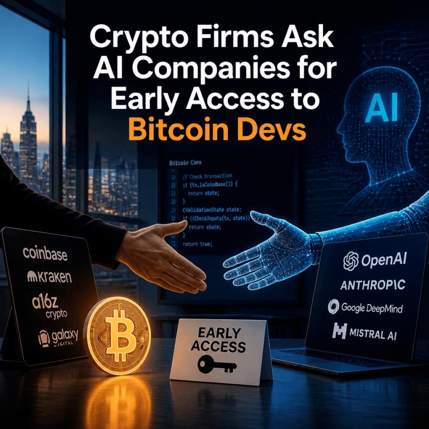 Crypto Firms Ask AI Companies for Early Access to Bitcoin Devs Crypto Firms Ask Ai Companies For Early Access To Bitcoin Devs