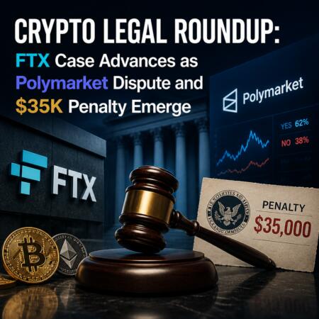 Crypto Legal Roundup: FTX Case Advances as Polymarket Dispute and $35K Penalty Emerge Crypto Legal Roundup: Ftx Case Advances As Polymarket Dispute And $35k Penalty Emerge