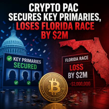 Crypto Pac Secures Key Primaries, Loses Florida Race By $2m
