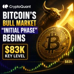 Cryptoquant: Bitcoin’s Bull Market “initial Phase” Begins, $83k Key Level