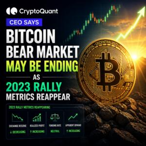 CryptoQuant CEO Says Bitcoin Bear Market May Be Ending as 2023 Rally Metrics Reappear Cryptoquant Ceo Says Bitcoin Bear Market May Be Ending As 2023 Rally Metrics Reappear