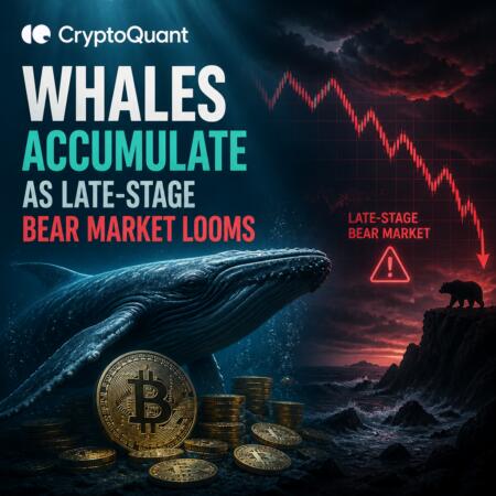 CryptoQuant: Whales Accumulate as Late-Stage Bear Market Looms Cryptoquant: Whales Accumulate As Late-Stage Bear Market Looms