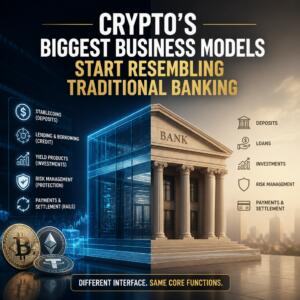 Crypto’s Biggest Business Models Start Resembling Traditional Banking Crypto’s Biggest Business Models Start Resembling Traditional Banking