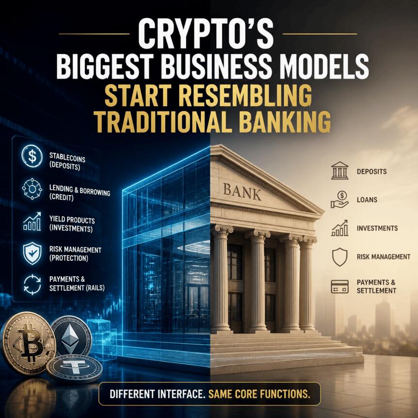 Crypto’s Biggest Business Models Start Resembling Traditional Banking Crypto’s Biggest Business Models Start Resembling Traditional Banking
