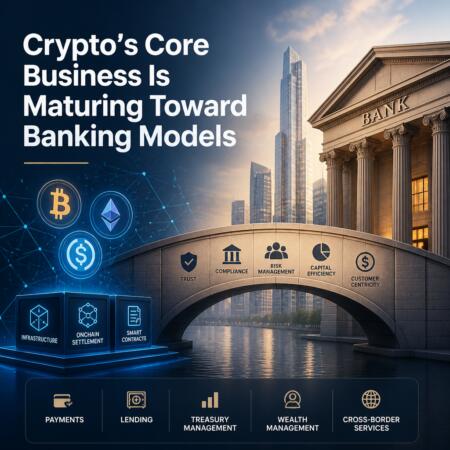 Crypto’s Core Business Is Maturing Toward Banking Models