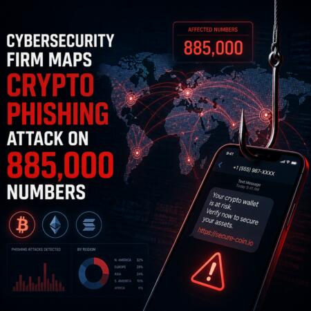 Cybersecurity Firm Maps Crypto Phishing Attack On 885,000 Numbers