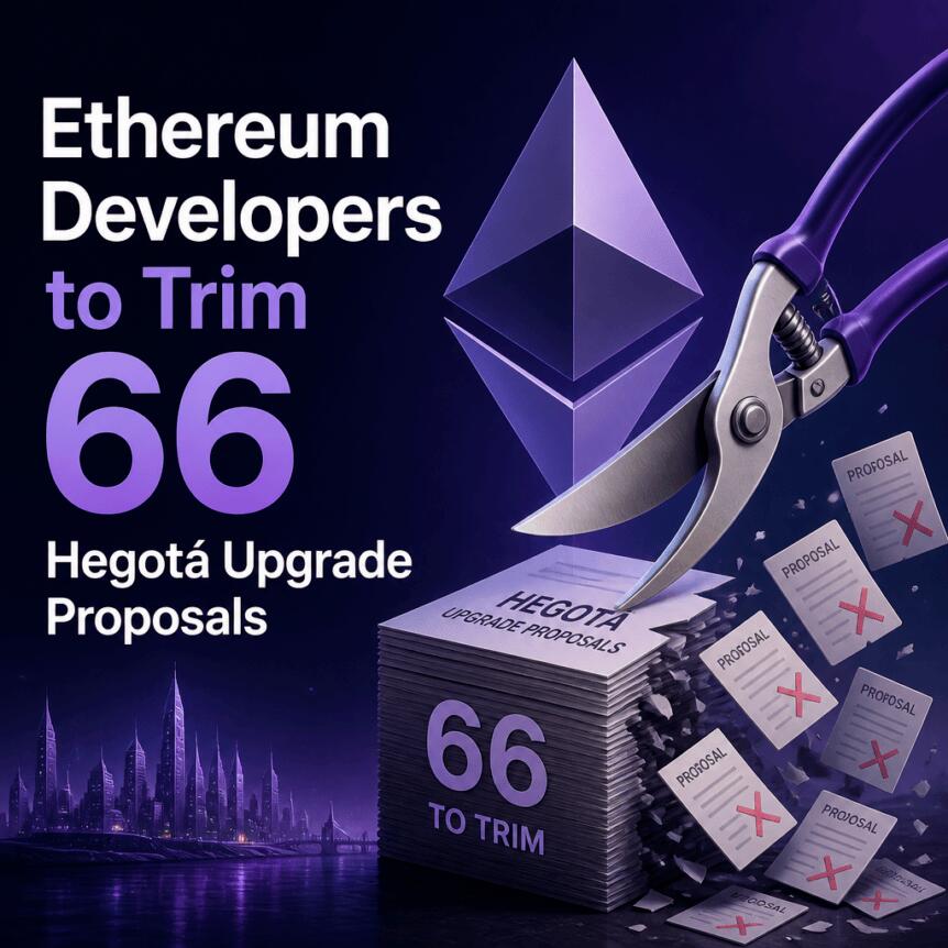 Ethereum Developers to Trim 66 Hegotá Upgrade Proposals