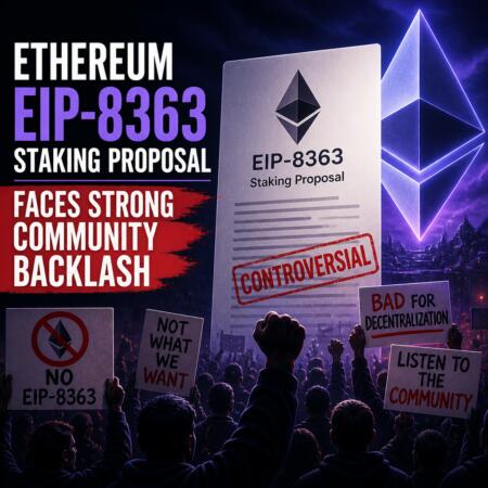 Ethereum EIP-8363 Staking Proposal Faces Strong Community Backlash Ethereum Eip-8363 Staking Proposal Faces Strong Community Backlash
