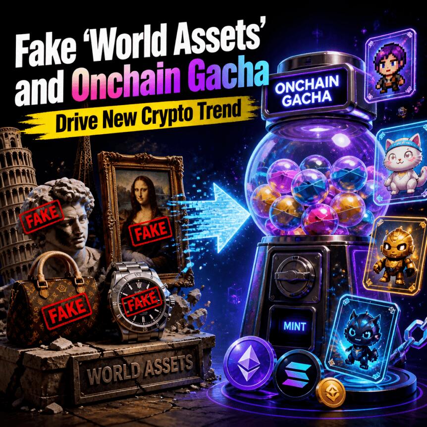 Fake ‘World Assets’ and Onchain Gacha Drive New Crypto Trend Fake ‘world Assets’ And Onchain Gacha Drive New Crypto Trend