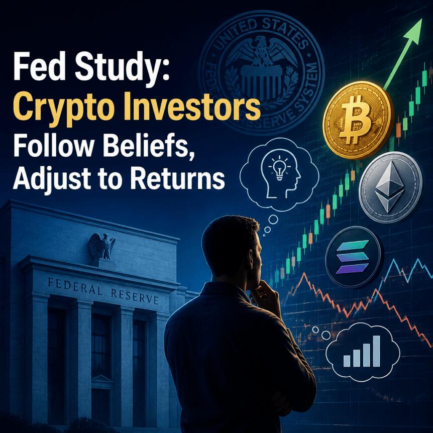 Fed Study: Crypto Investors Follow Beliefs, Adjust to Returns