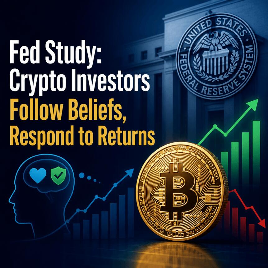 Fed Study: Crypto Investors Follow Beliefs, Respond To Returns