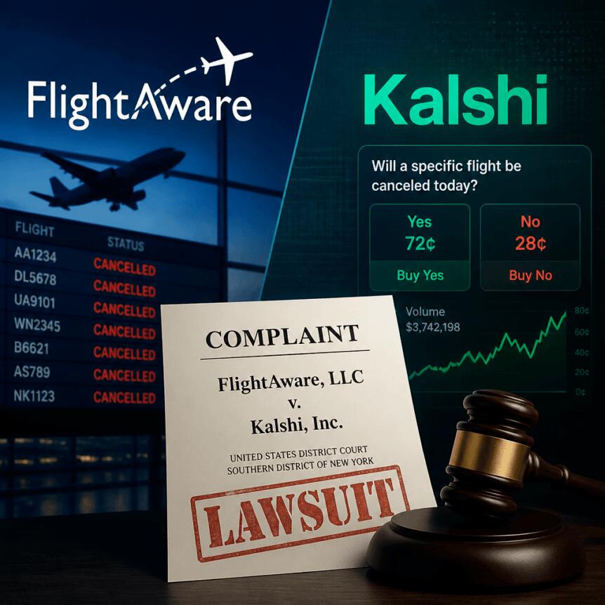 Flightaware Sues Kalshi Over Use Of Flight Cancellation Data