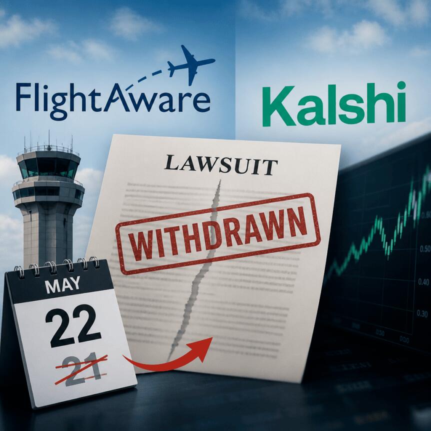 FlightAware Withdraws Kalshi Lawsuit One Day After Filing Flightaware Withdraws Kalshi Lawsuit One Day After Filing