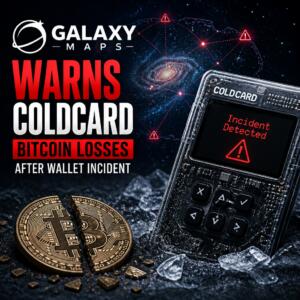 Galaxy Maps Warns Coldcard Bitcoin Losses After Wallet Incident