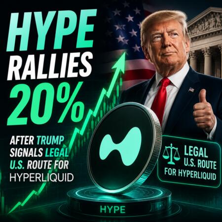 HYPE Rallies 20% After Trump Signals Legal U.S. Route for Hyperliquid Hype Rallies 20% After Trump Signals Legal U.s. Route For Hyperliquid