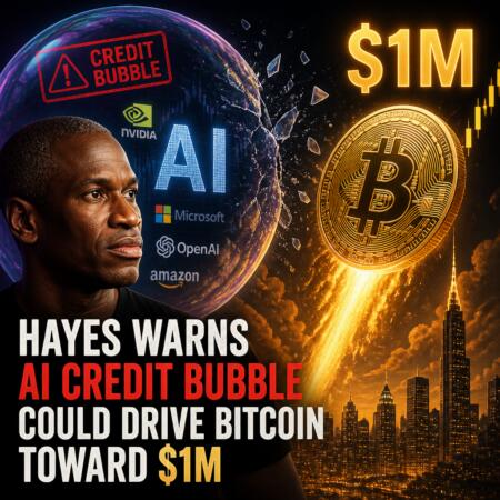 Hayes Warns Ai Credit Bubble Could Drive Bitcoin Toward $1m