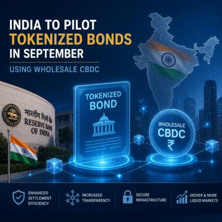India to Pilot Tokenized Bonds in September Using Wholesale CBDC India To Pilot Tokenized Bonds In September Using Wholesale Cbdc