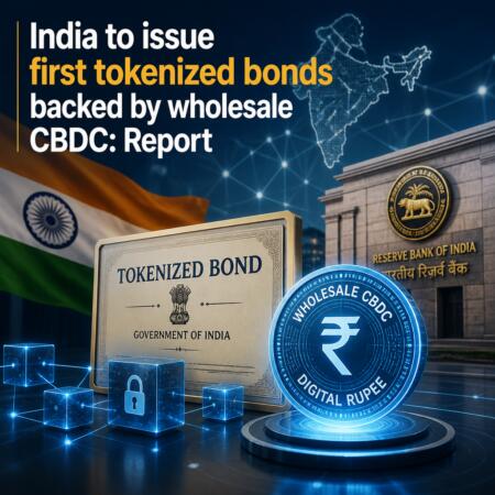 India To Issue First Tokenized Bonds Backed By Wholesale Cbdc: Report