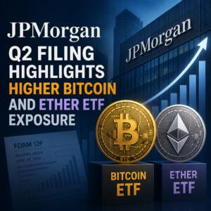 Jpmorgan Q2 Filing Highlights Higher Bitcoin And Ether Etf Exposure