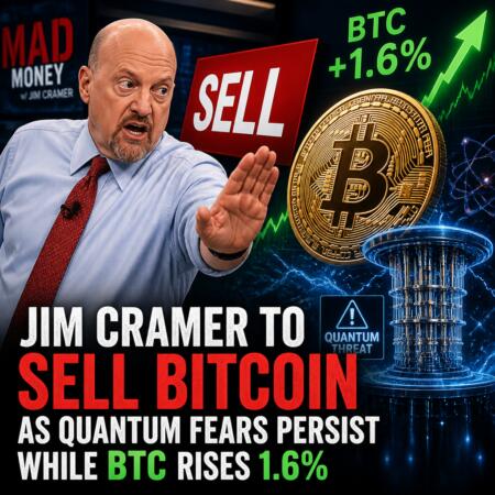 Jim Cramer to Sell Bitcoin as Quantum Fears Persist While BTC Rises 1.6% Jim Cramer To Sell Bitcoin As Quantum Fears Persist While Btc Rises 1.6%