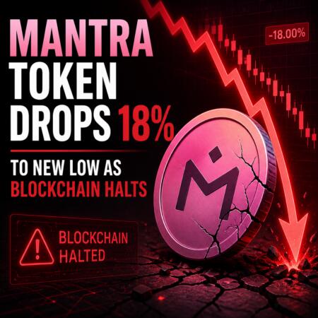 MANTRA Token Drops 18% to New Low as Blockchain Halts Mantra Token Drops 18% To New Low As Blockchain Halts