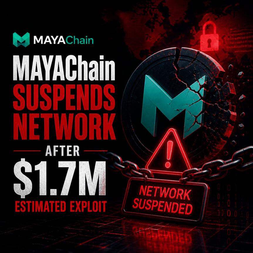 MAYAChain Suspends Network After $1.7M Estimated Exploit Mayachain Suspends Network After $1.7m Estimated Exploit