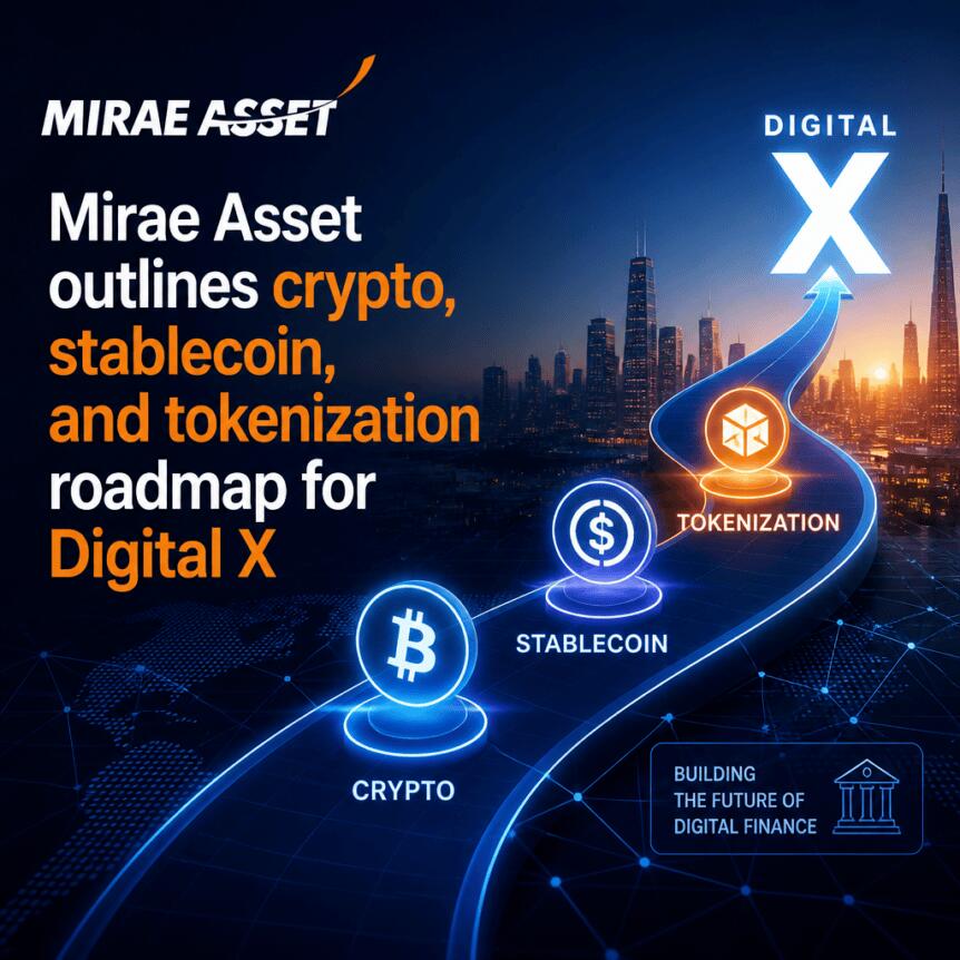 Mirae Asset outlines crypto, stablecoin, and tokenization roadmap for Digital X Mirae Asset Outlines Crypto, Stablecoin, And Tokenization Roadmap For Digital X