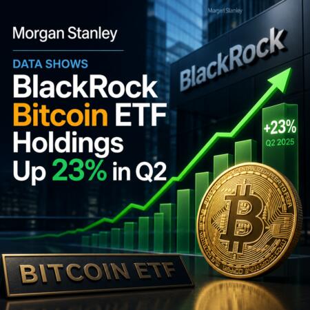 Morgan Stanley Data Shows Blackrock Bitcoin Etf Holdings Up 23% In Q2