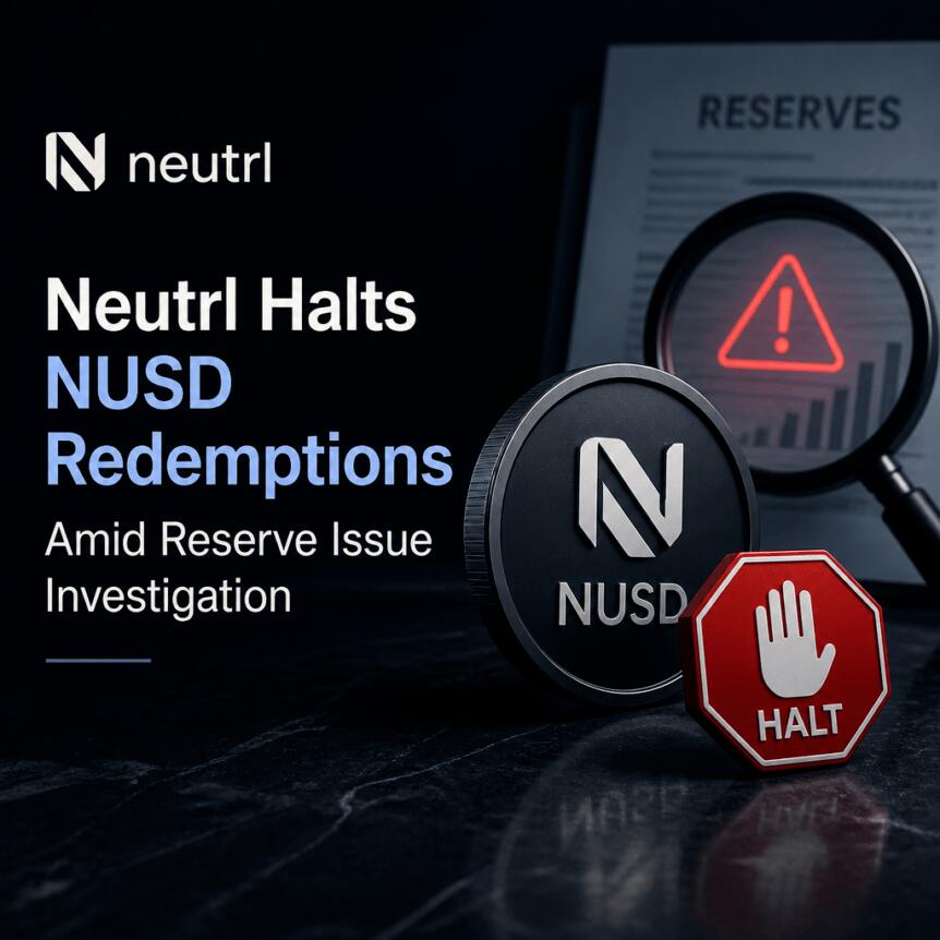 Neutrl Halts NUSD Redemptions Amid Reserve Issue Investigation Neutrl Halts Nusd Redemptions Amid Reserve Issue Investigation