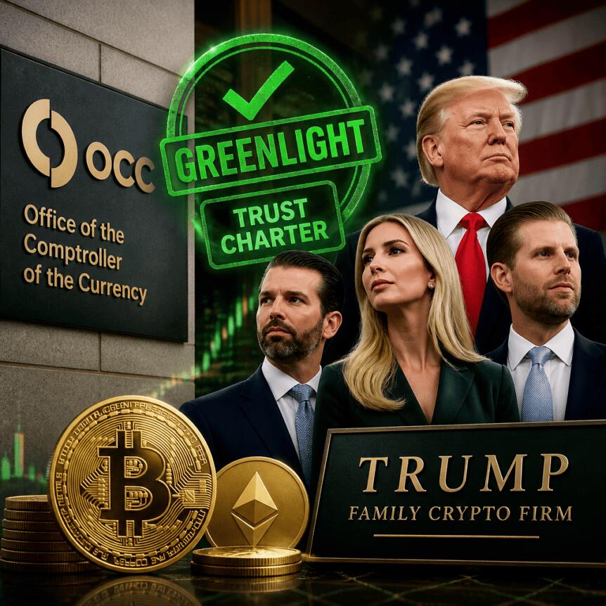 OCC Greenlights Trump Family Crypto Firm for Trust Charter Occ Greenlights Trump Family Crypto Firm For Trust Charter