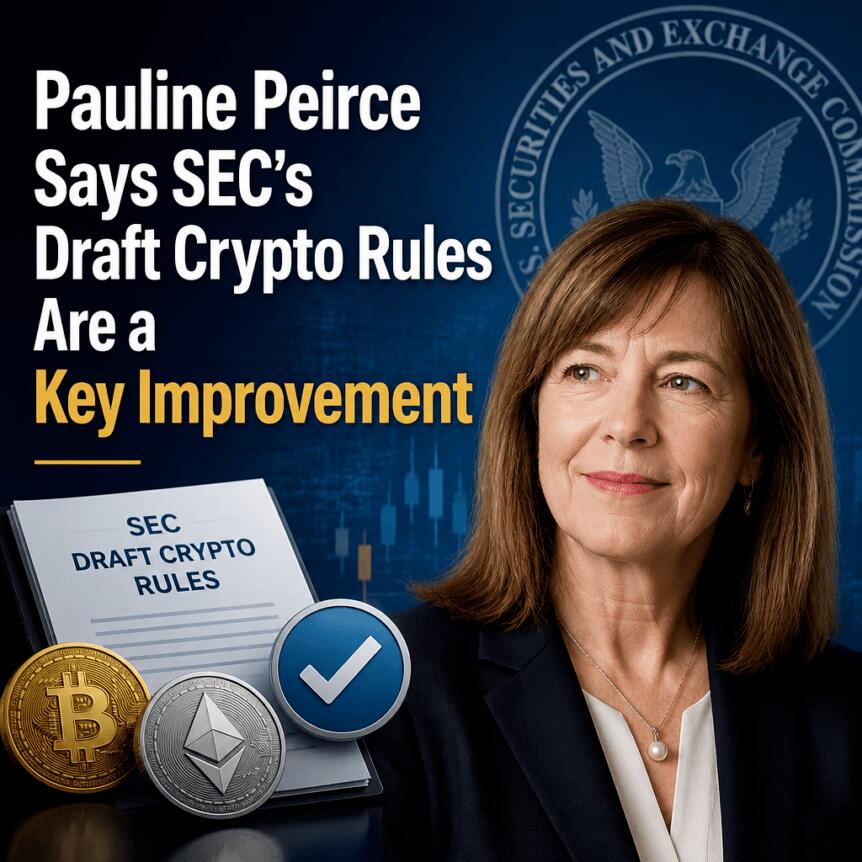 Pauline Peirce Says SEC’s Draft Crypto Rules Are a Key Improvement Pauline Peirce Says Sec’s Draft Crypto Rules Are A Key Improvement