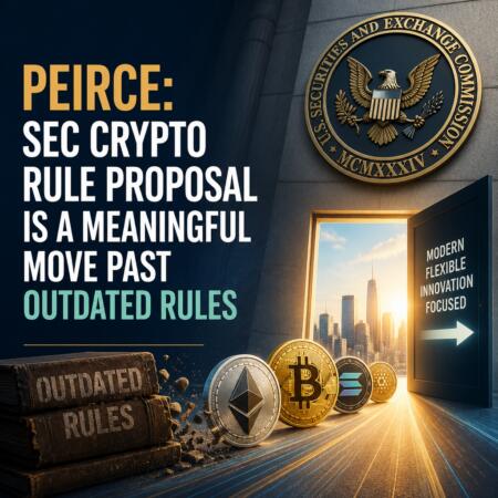 Peirce: Sec Crypto Rule Proposal Is A Meaningful Move Past Outdated Rules