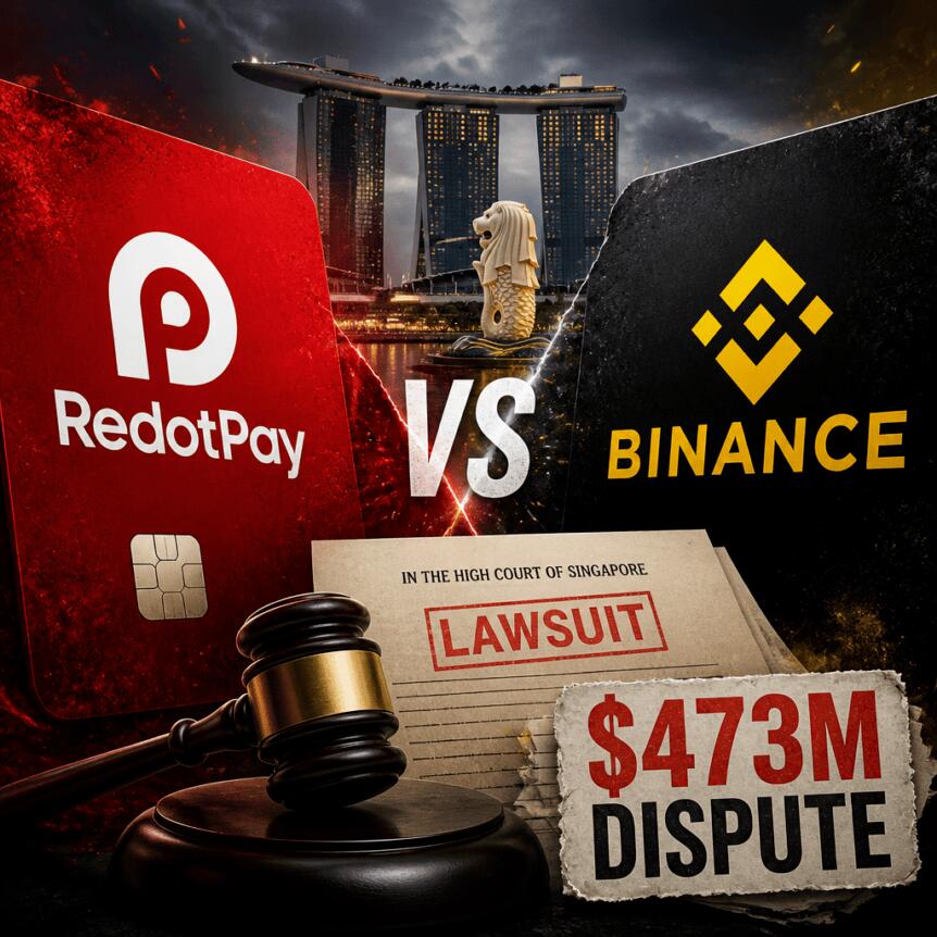 RedotPay and Binance Spar Over Singapore Lawsuit in $473M Dispute Redotpay And Binance Spar Over Singapore Lawsuit In $473m Dispute