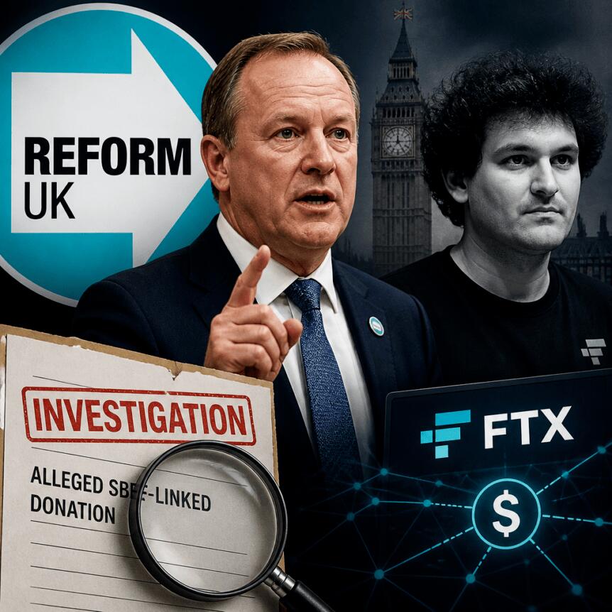 Reform UK Chair Urges Investigation Into Alleged SBF-Linked Donation Reform Uk Chair Urges Investigation Into Alleged Sbf-Linked Donation