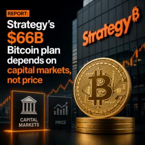 Report: Strategy’s $66b Bitcoin Plan Depends On Capital Markets, Not Price