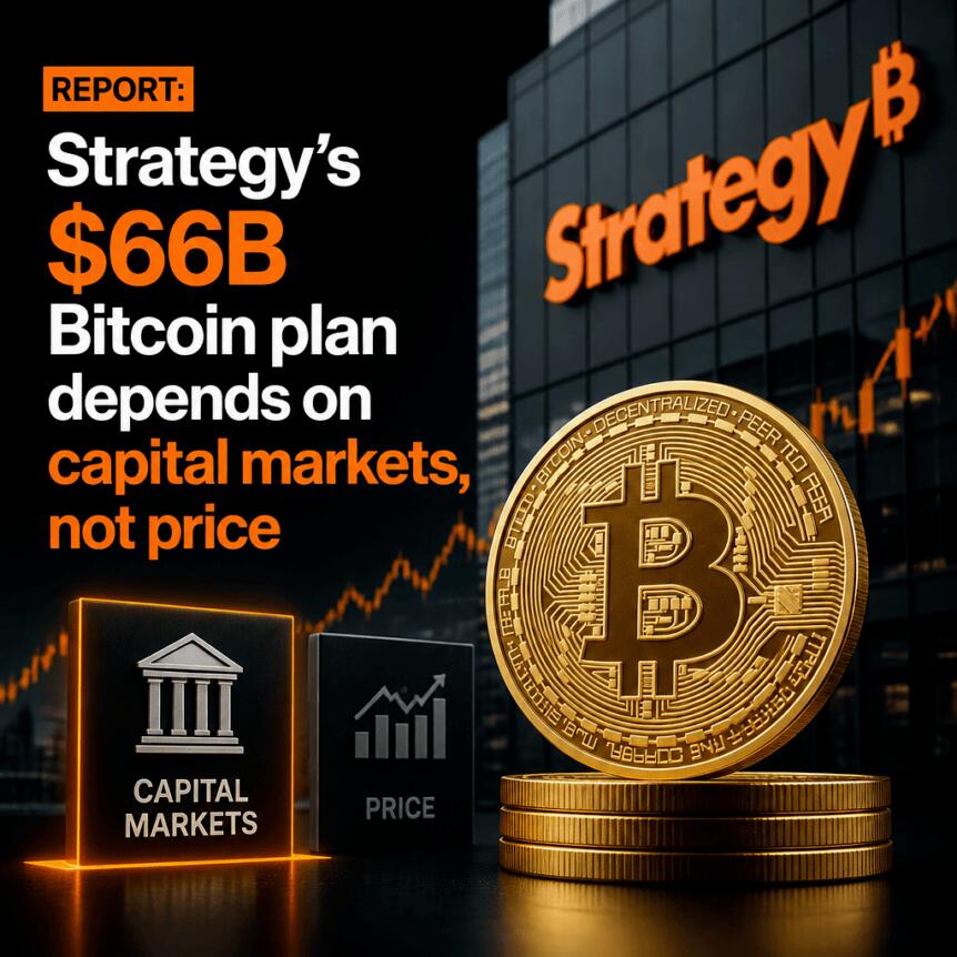 Report: Strategy’s $66B Bitcoin plan depends on capital markets, not price Report: Strategy’s $66b Bitcoin Plan Depends On Capital Markets, Not Price