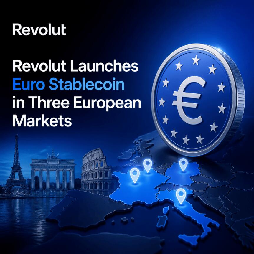 Revolut Launches Euro Stablecoin In Three European Markets