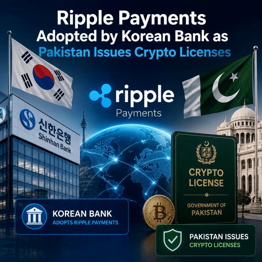 Ripple Payments Adopted by Korean Bank as Pakistan Issues Crypto Licenses Ripple Payments Adopted By Korean Bank As Pakistan Issues Crypto Licenses